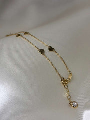 Thin Heart Bracelet