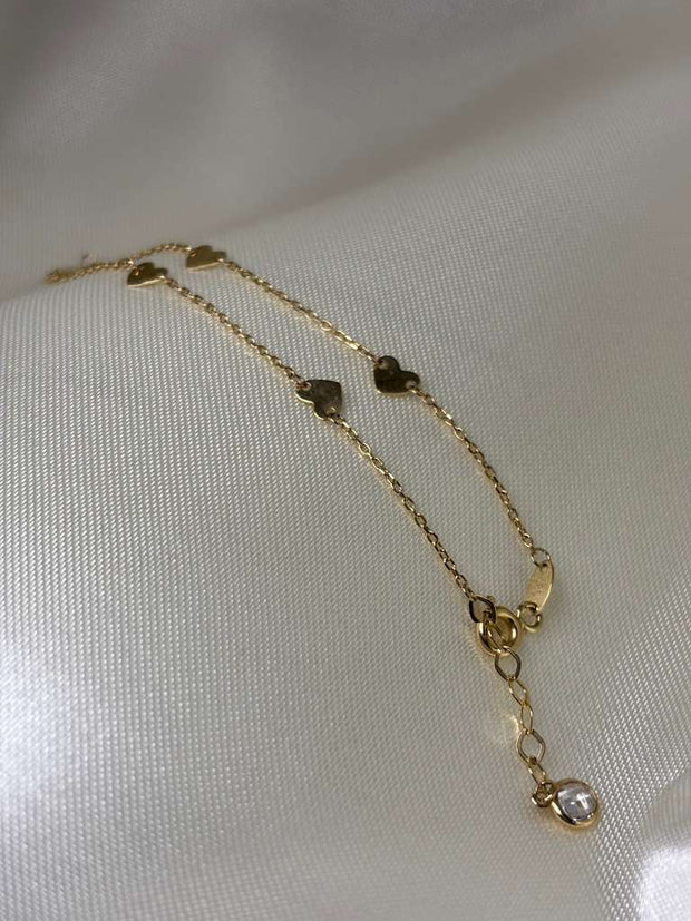Thin Heart Bracelet