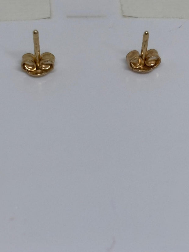 Pink butterfly earring set 14k