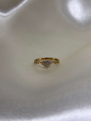 Heart Chain Ring
