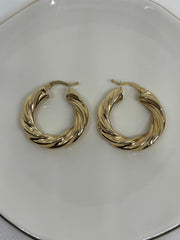 Chunky Hoop Earrings